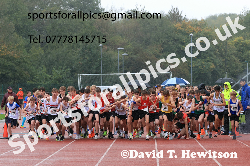BBoys Under-15s 2025 Northern Athletics Autumn Road Relays, Leigh, Lancashire. Photo: David T. Hewitson/Sports for All Pics